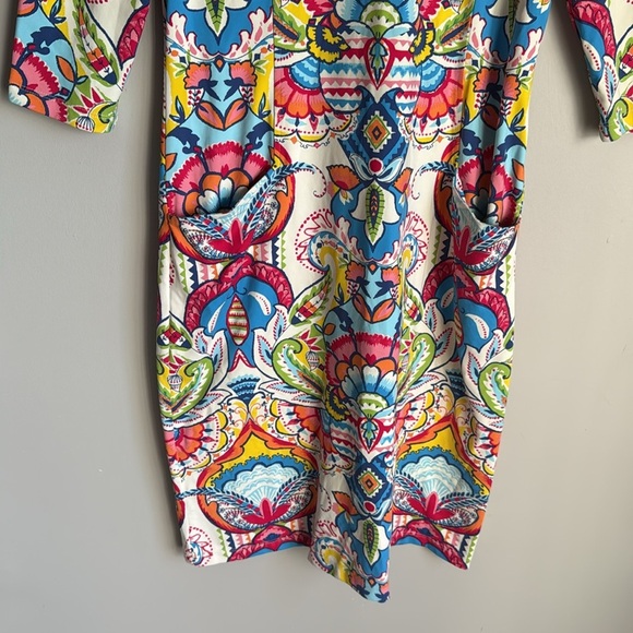 J. MCLAUGHLIN CATALYST DRESS IN MADRID PAISLEY S - Picture 4 of 15